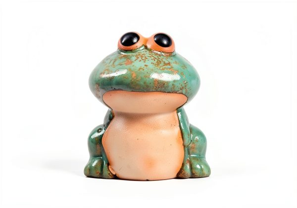 ROTUHEY Frog Ceramic Toilet Bolt Cap Green-4