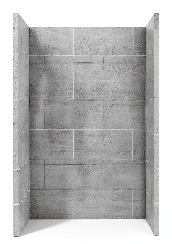 Ove Decors Grey Shower Wall Set for Bathroom-6