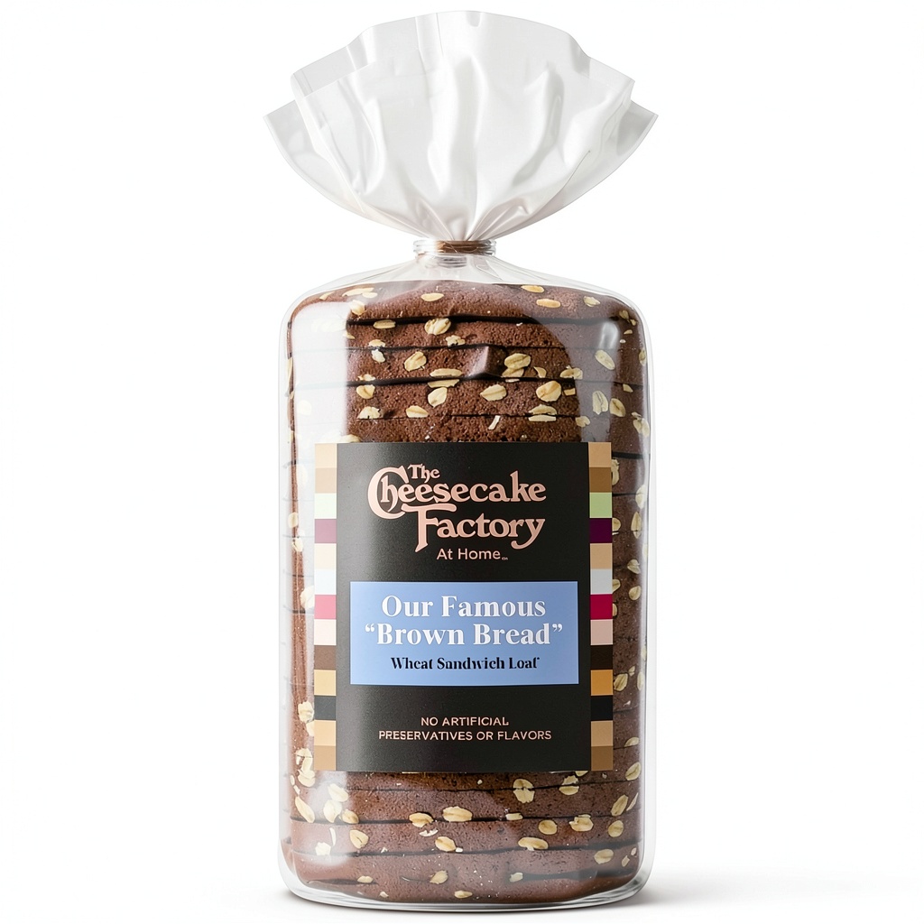 Cheesecake Factory bread served warm with oats on a dining table
