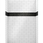 Shower Wall Panel Miseno SPC Rectangular White-0