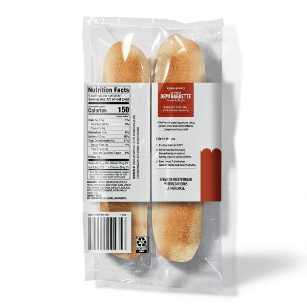 Amazon Grocery Artisan French Demi Baguette Bake at Home-1