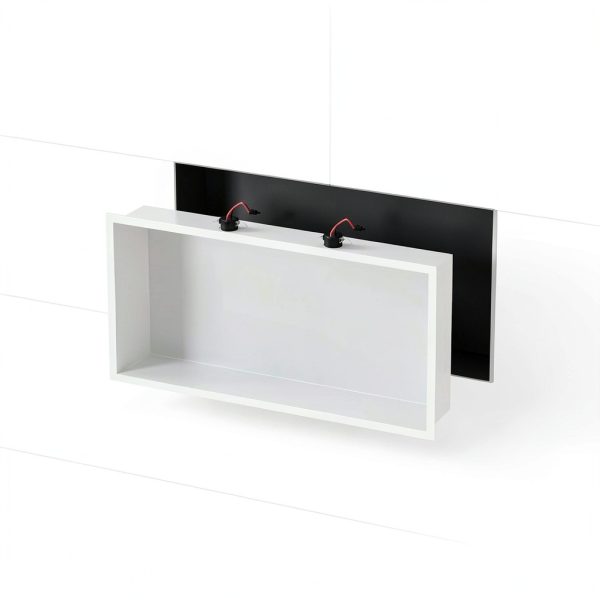 Neodrain Stainless Steel Shower Niche White-1