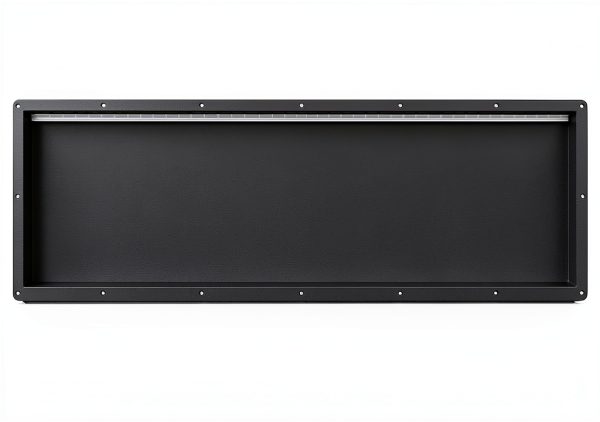 Uni-Green Shower Shelf with LED Light Black Modern-6