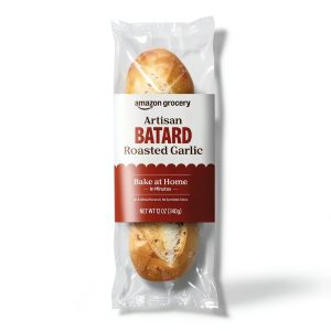 Amazon Grocery Roasted Garlic Batard Bake At Home Bread-0