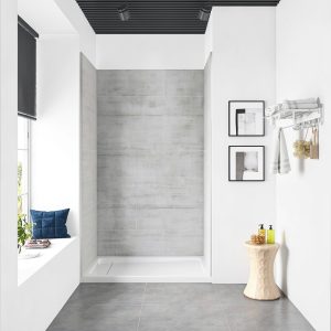Ove Decors Grey Shower Wall Set for Bathroom-0