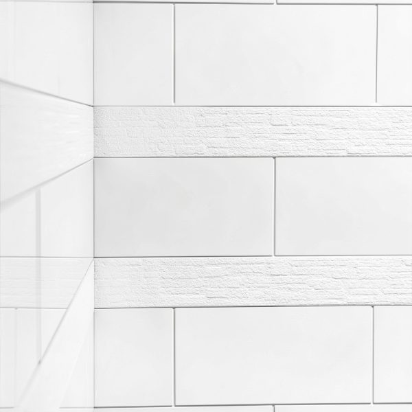Shower Wall Panel Woodbridge Glossy White Set-8