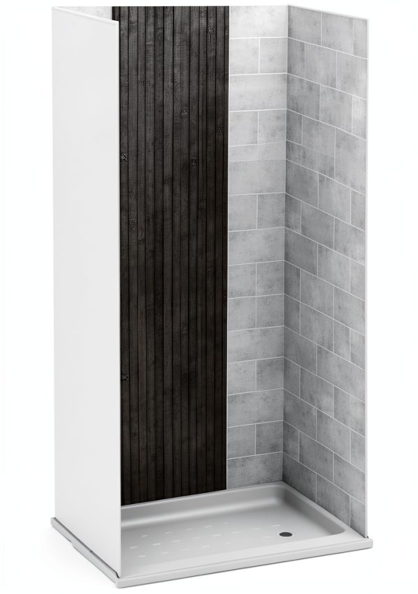 RecPro Shower Surround ABS Plastic Subway Tile-3