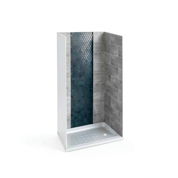 RecPro Shower Surround Frameless ABS Tile 36x24-3