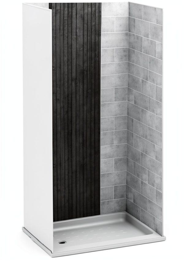 RecPro Frameless Shower Surround ABS Material-0