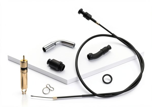 Aniro Moto TRX500 Carburetor Plunger Choke Cable Kit Aluminum-2