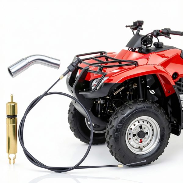 Aniro Moto TRX500 Carburetor Plunger Choke Cable Kit Aluminum-6