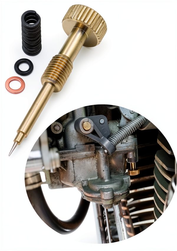 Harley Idle Mixture Screw Alpha Rider Brass Carburetor Kit LY115-0