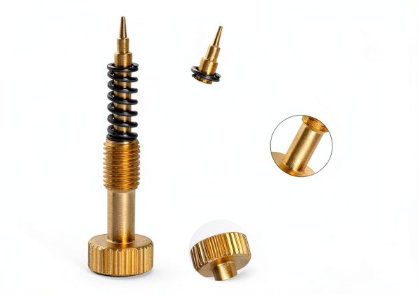 Harley Idle Mixture Screw Alpha Rider Brass Carburetor Kit LY115-1