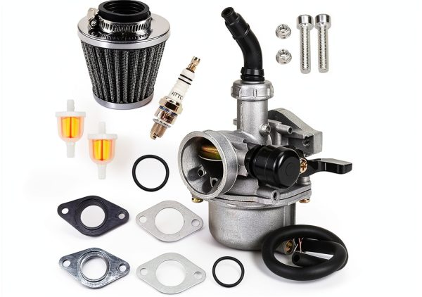 PZ19 Carburetor by mtrparts – Zinc Bolt‑On for ATV Go Kart, 1 lb Kit-0