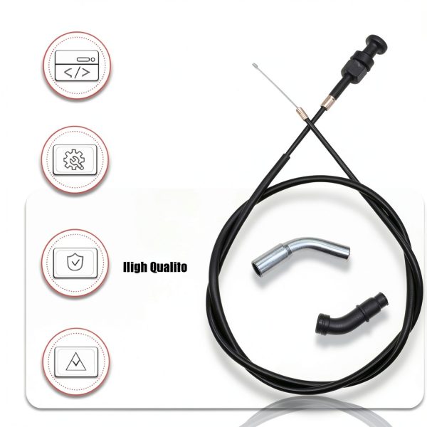 Aniro Moto TRX500 Carburetor Plunger Choke Cable Kit Aluminum-5