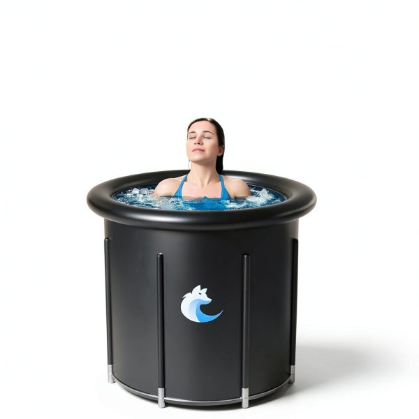 Cold Plunge Tub IcyDive 105GL Inflatable 5‑Layer Insulated – Black-8