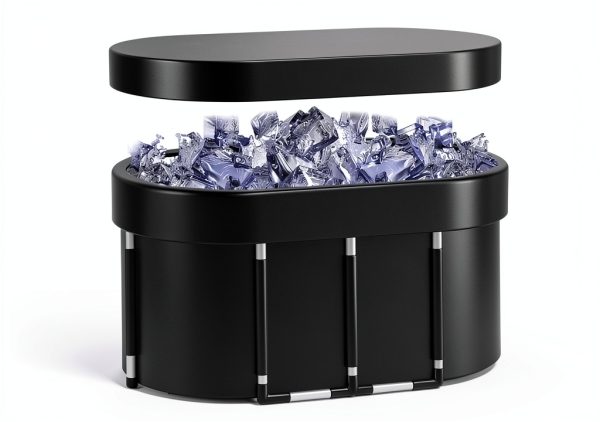 Upgrade XL 139 Gal Cold Plunge Ice Bath Tub Cryozeo Foldable Bathtub-0