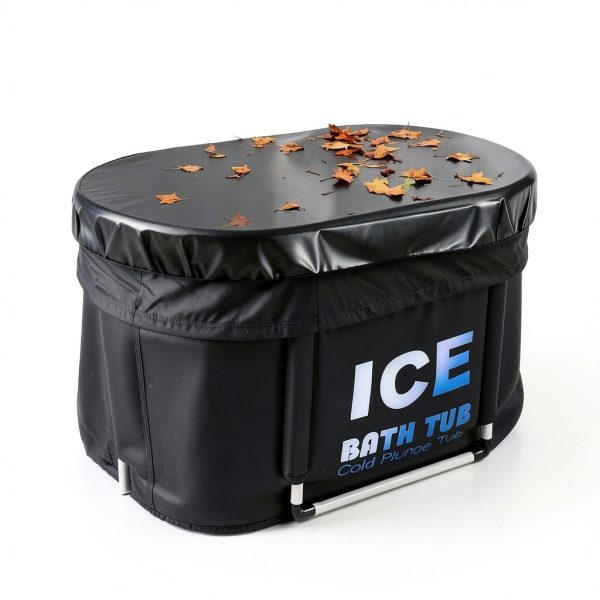 Oval Ice Bath Tub UINERAGI 130 Gallon Portable Cold Plunge-6