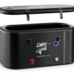 CalmMax Inflatable Ice Bath Tub 115 Gallon Black with Insulated Lid-0