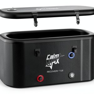 CalmMax Inflatable Ice Bath Tub 115 Gallon Black with Insulated Lid-0