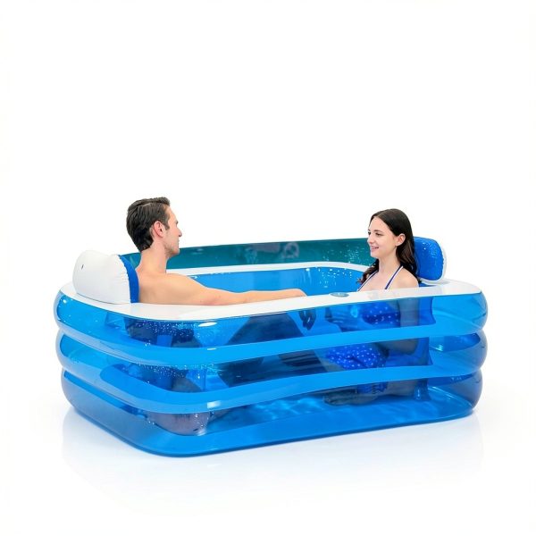 Inflatable Adult Bath Tub 2-Person Foldable Bathtub by Meimond-1