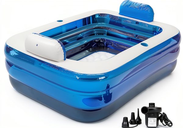 Inflatable Adult Bath Tub 2-Person Foldable Bathtub by Meimond-0