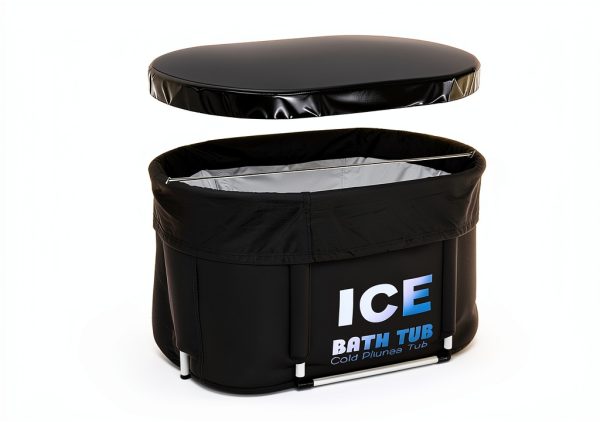 Oval Ice Bath Tub UINERAGI 130 Gallon Portable Cold Plunge-5