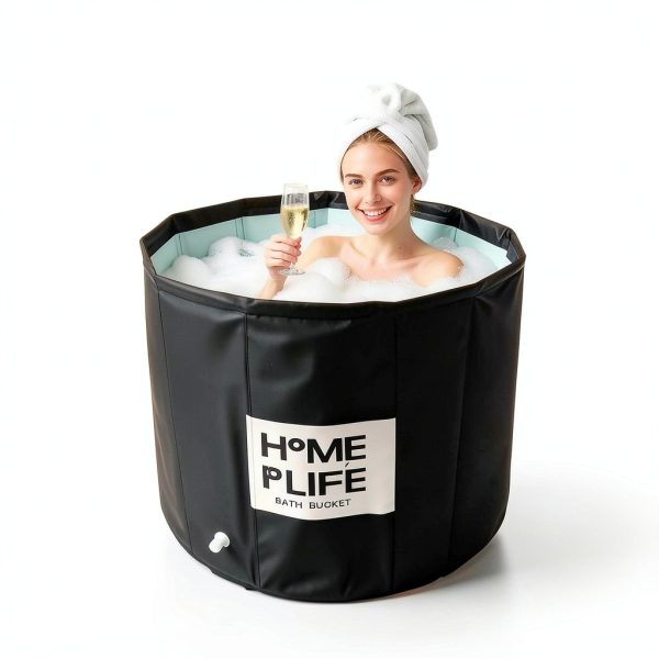 Portable Bath Tub for Adults 88 Gal Foldable Bathtub UINERAGI Green-1